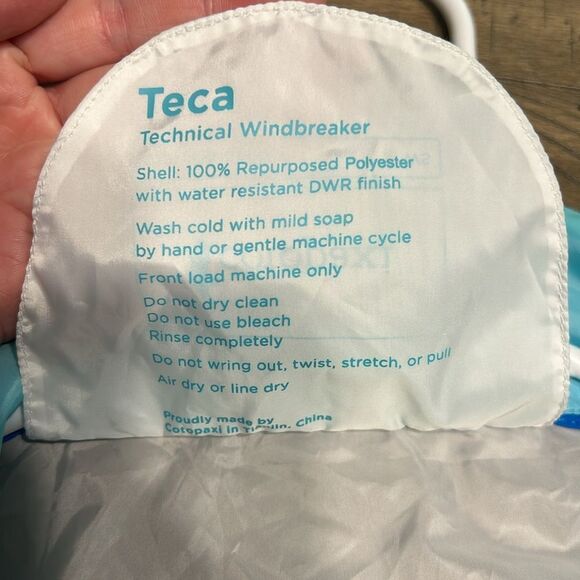 NWT Cotopaxi unisex Teca windbreaker vest size small - Picture 10 of 12